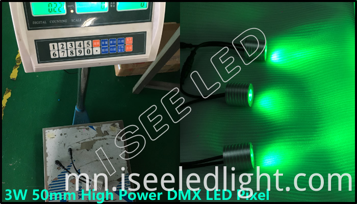 3W dmx led pixel packing net weight